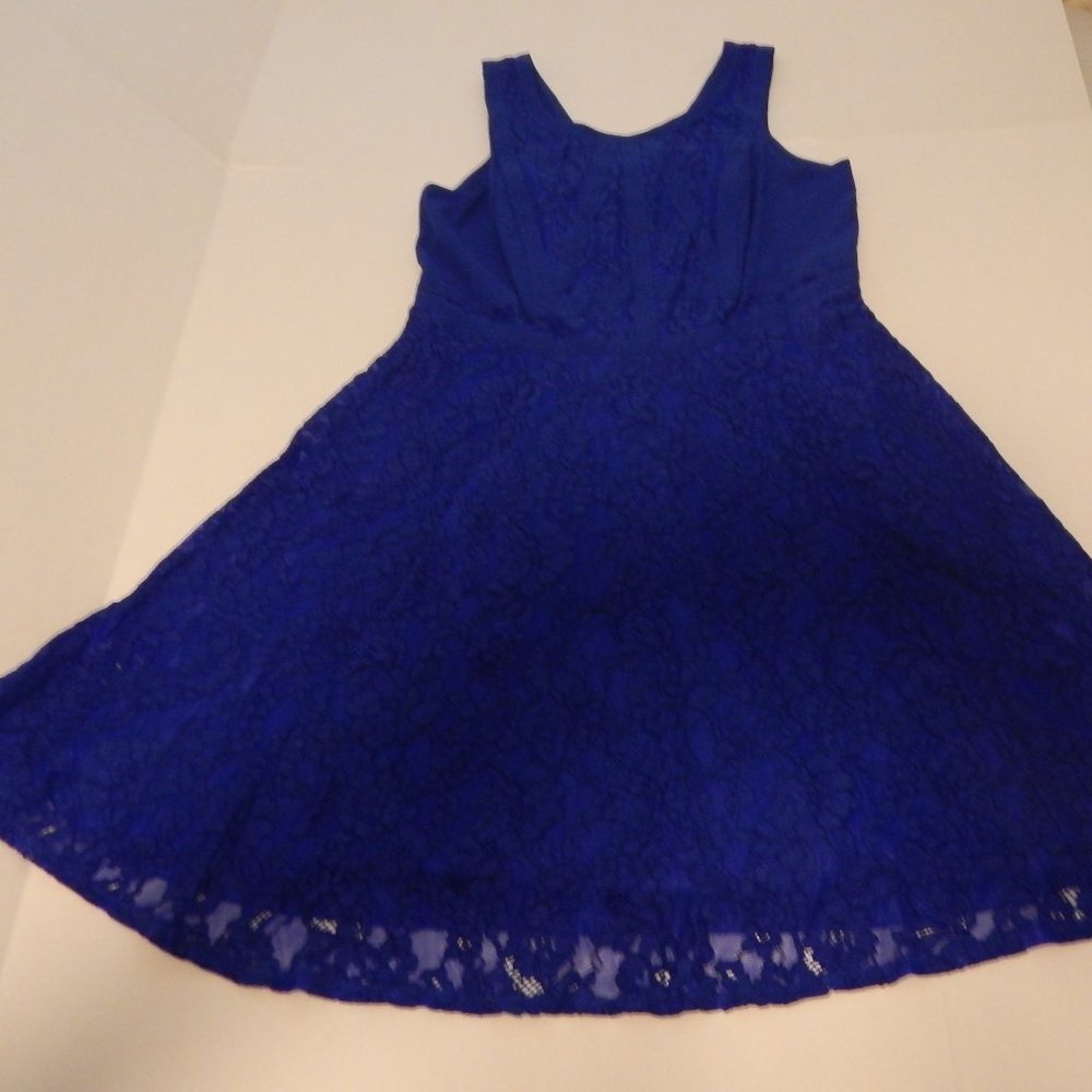 Torrid Lace Royal Blue Dress